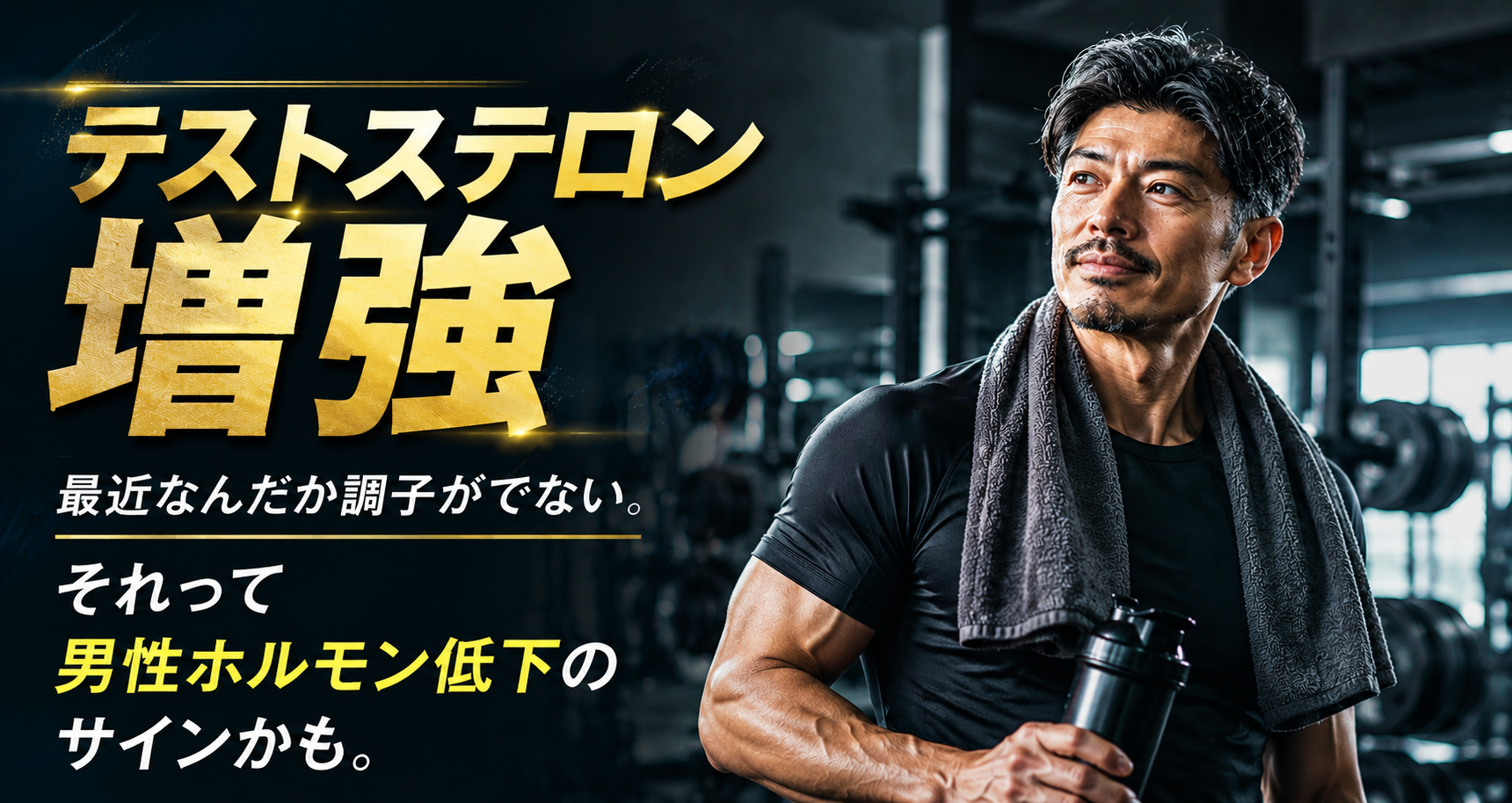 男性ホルモン治療で活力を取り戻す